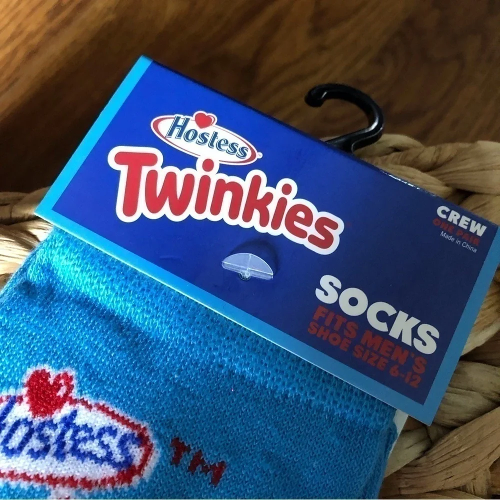 Hostess Twinkies food crew socks